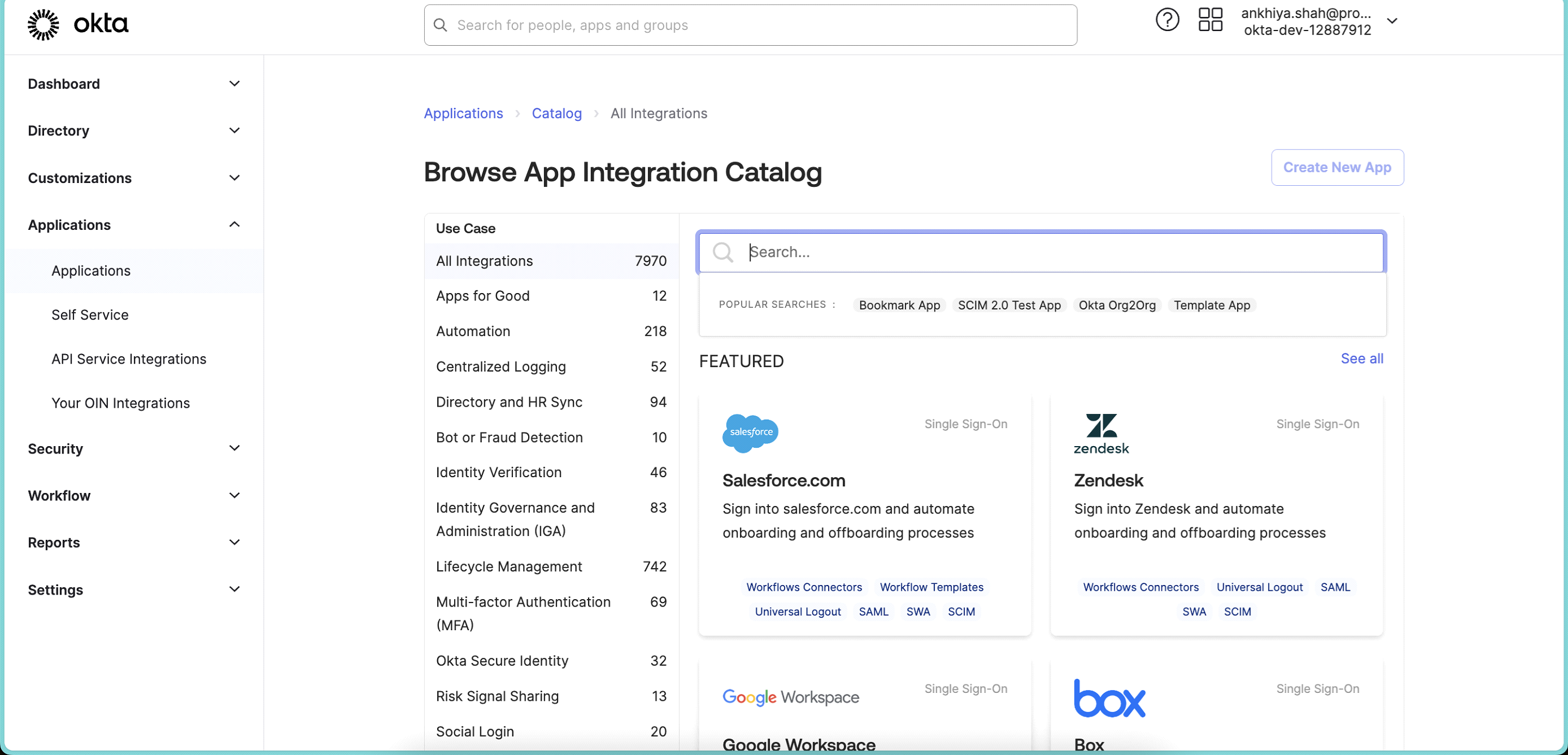 okta image of BookMarkOne