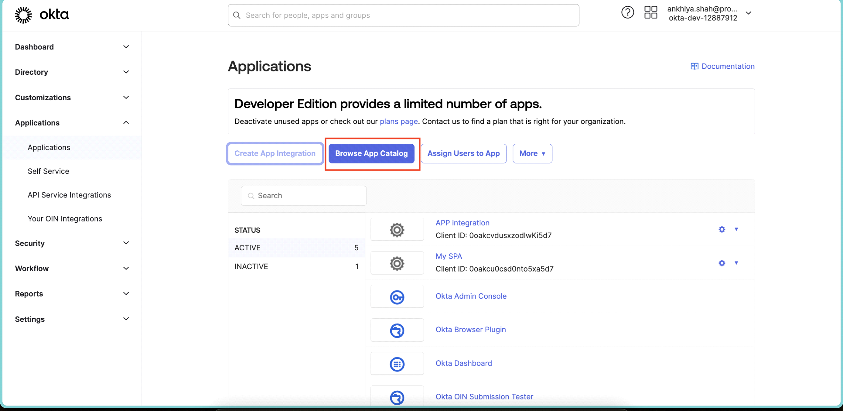 okta image of Browse