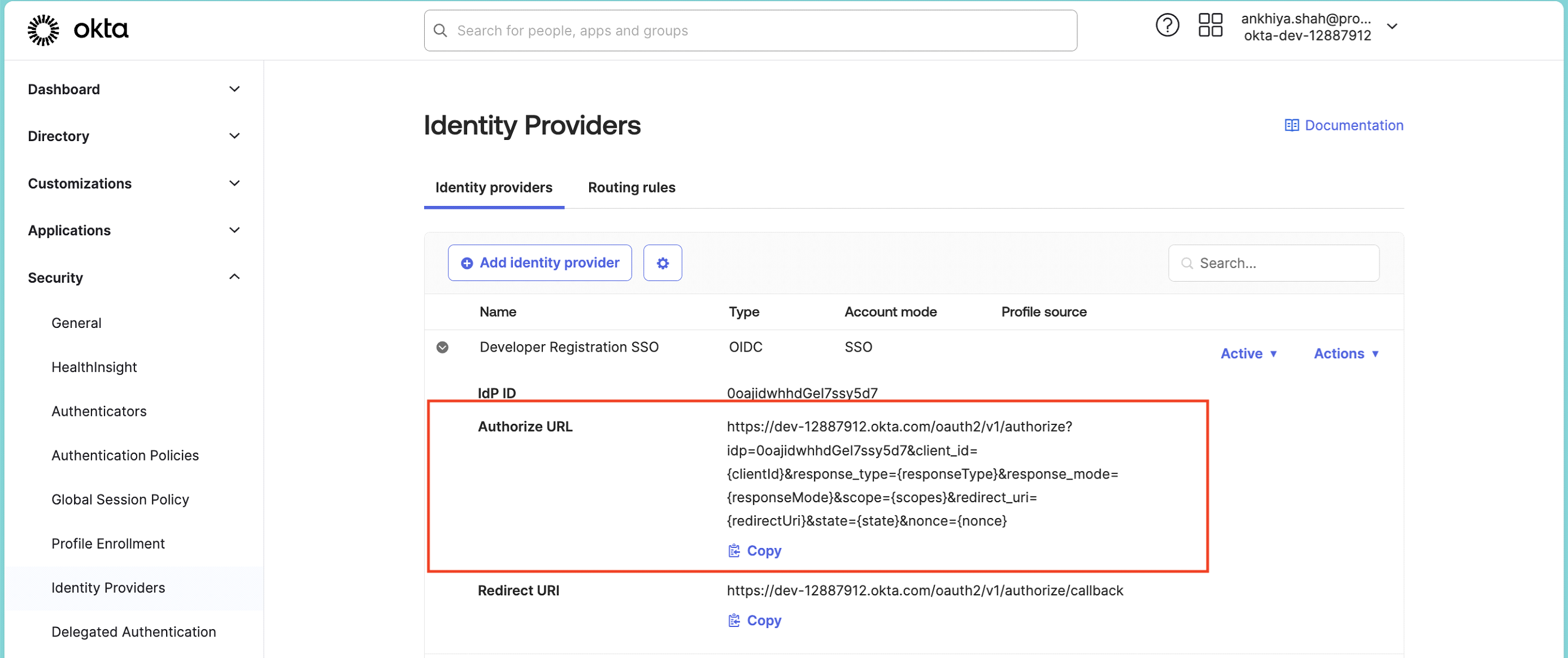okta image of Identity