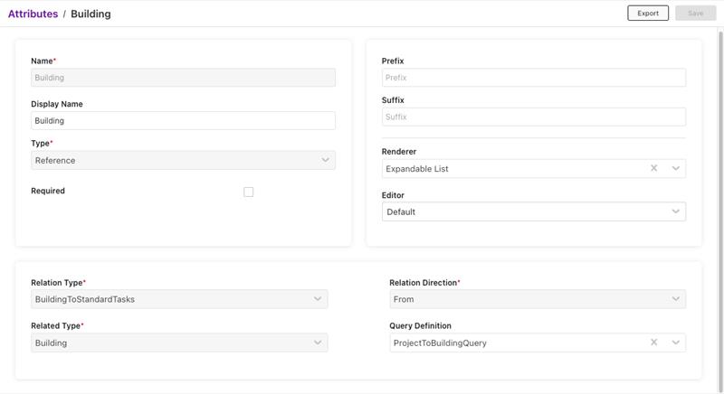 Reference Attribute Configuration