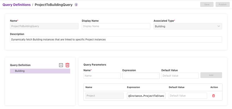 Query Definition Configuration