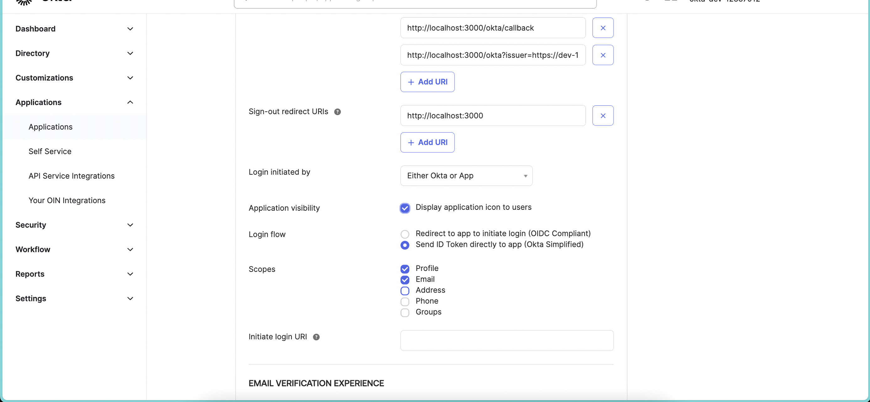 okta image of AppIntergration
