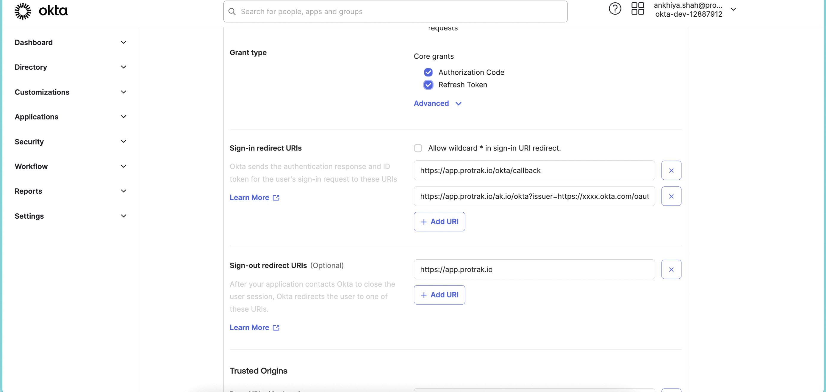 okta image of signredirect