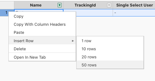 Worksheet Context Menu