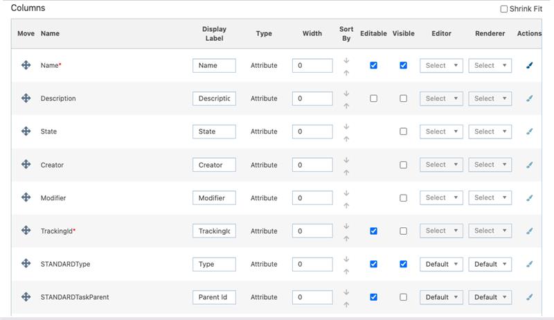 Fields Configuration