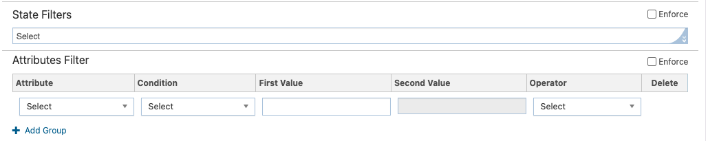 Filters Configuration